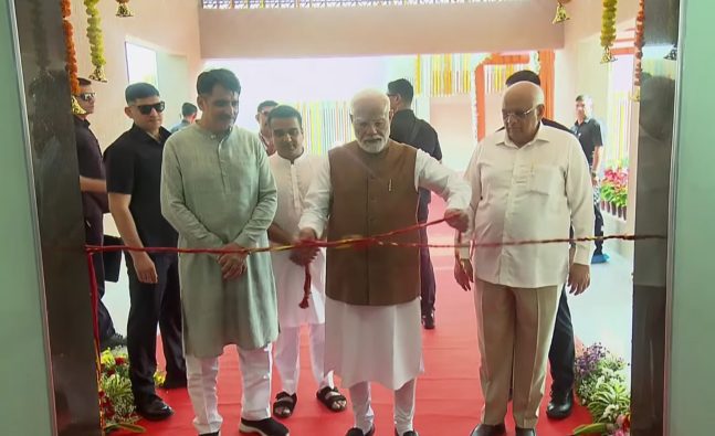 PM Modi inaugurates Rs 325-crore bovine breeding centre in Gujarat's Banaskantha