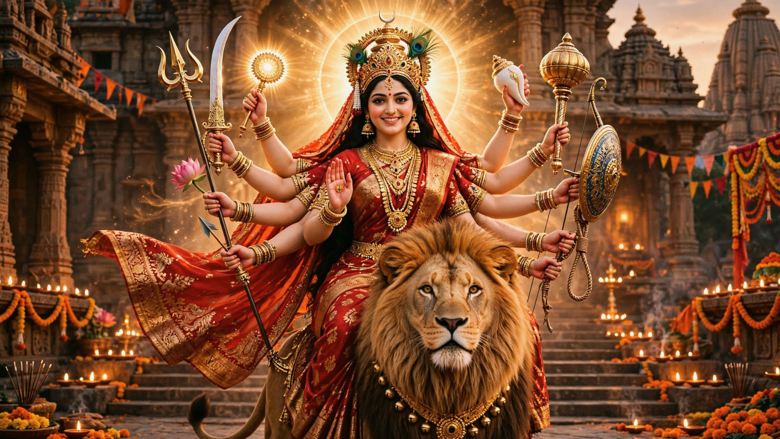 Navratri: Nine forms of Goddess Durga embody strength, spiritual discipline and self-confidence