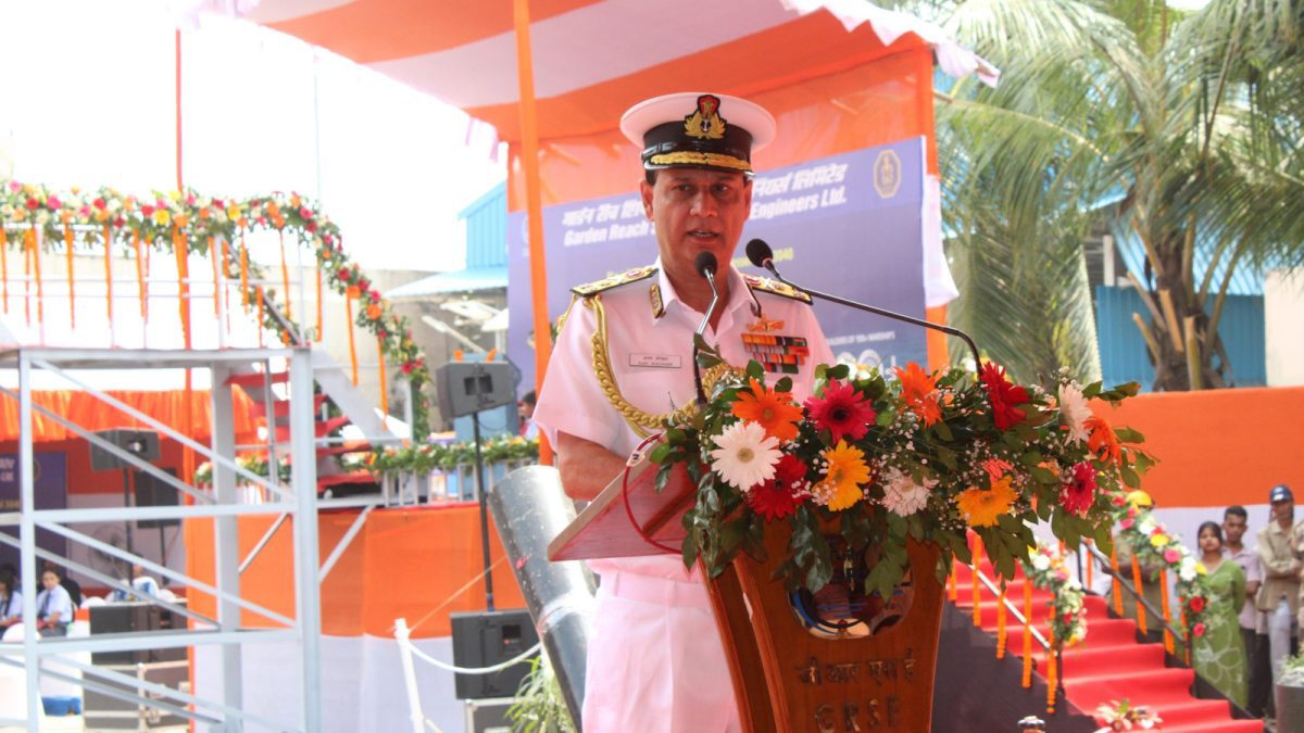 Next-generation offshore patrol vessel ‘Shreyas’ launched at GRSE in ...