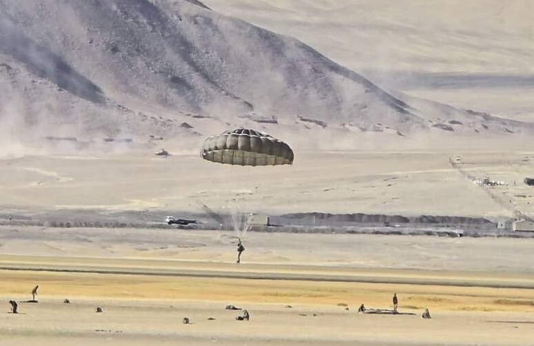 DRDO conducts maiden live jump of indigenous Advanced High-Altitude Parachute in Ladakh