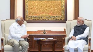 Gujarat Chief Minister Calls on PM Modi