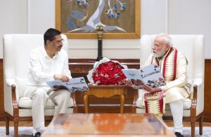 Odisha Governor Hari Babu Kambhampati meets PM Modi in New Delhi