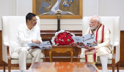 Odisha Governor Hari Babu Kambhampati meets PM Modi in New Delhi
