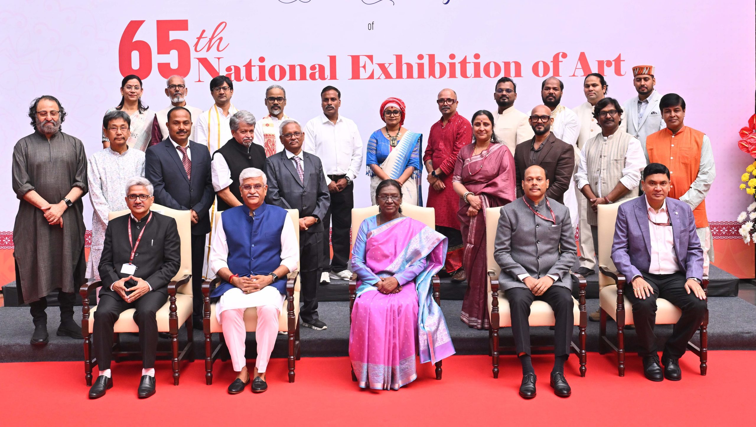 President Murmu Calls for Financial Support, Wider Market Access for Artists at Lalit Kala Akademi Awards