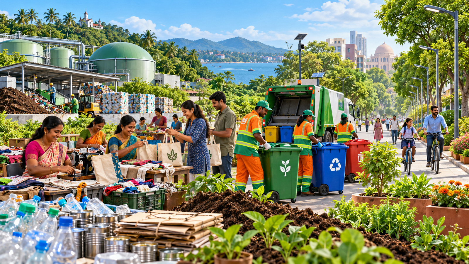 From waste to value: Four cities show the way to greener urban living